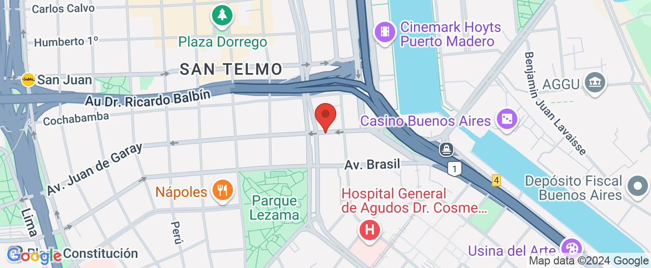 Mapa de la ubicación
