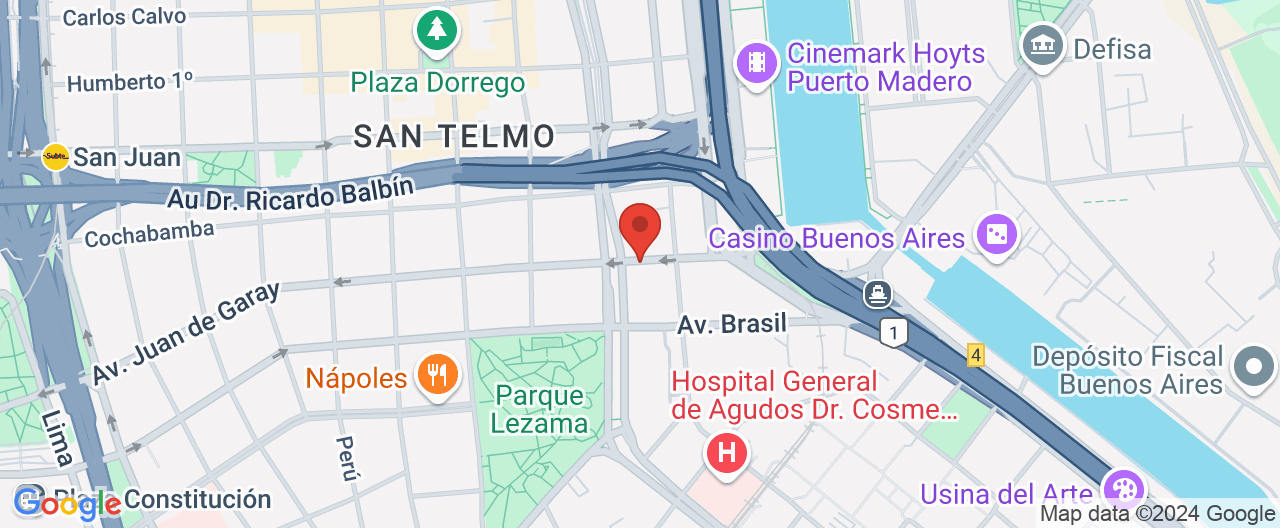 Mapa de la ubicación