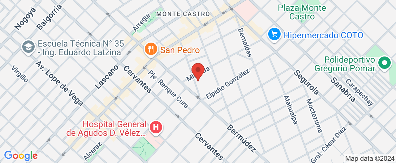 Mapa de la ubicación