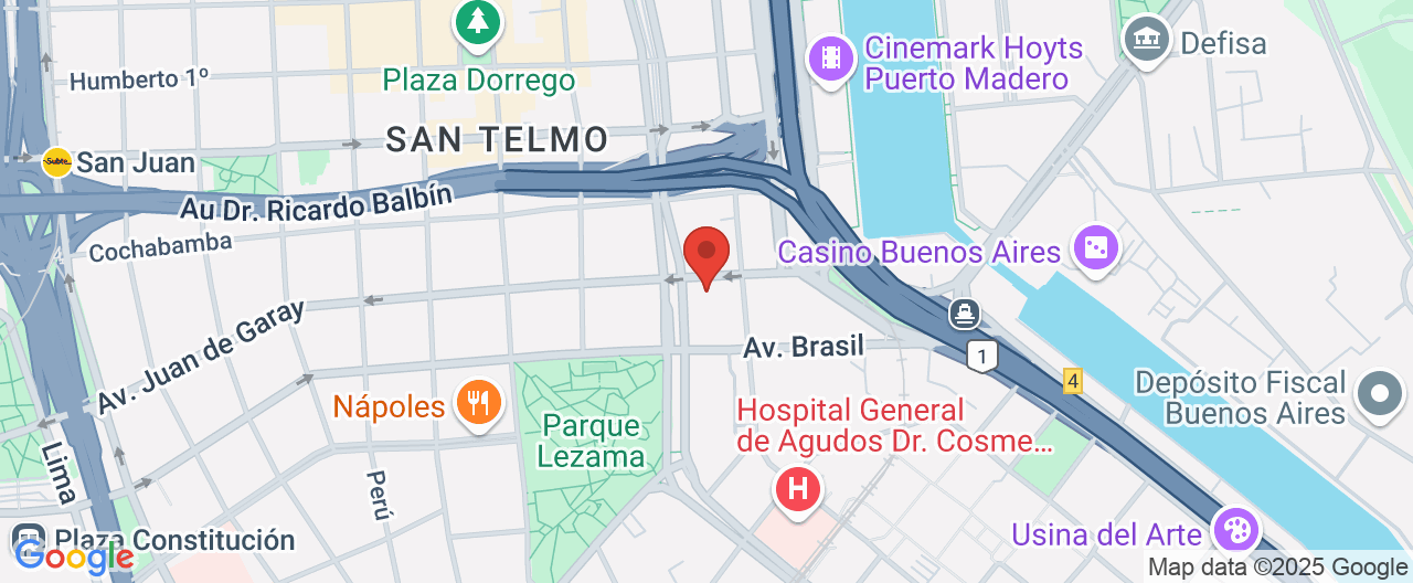 Mapa de la ubicación