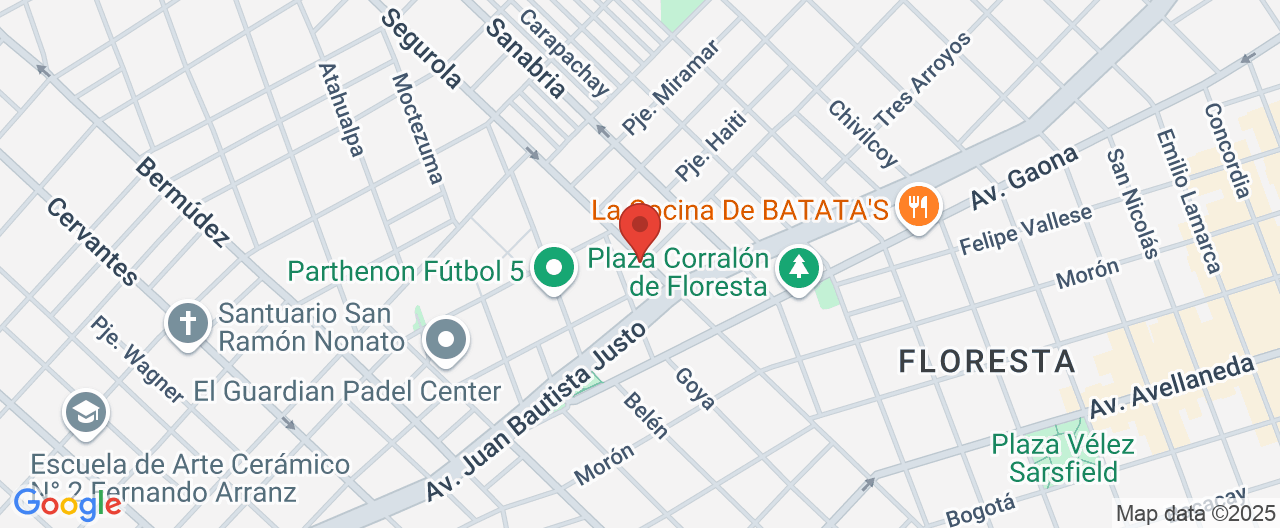 Mapa de la ubicación