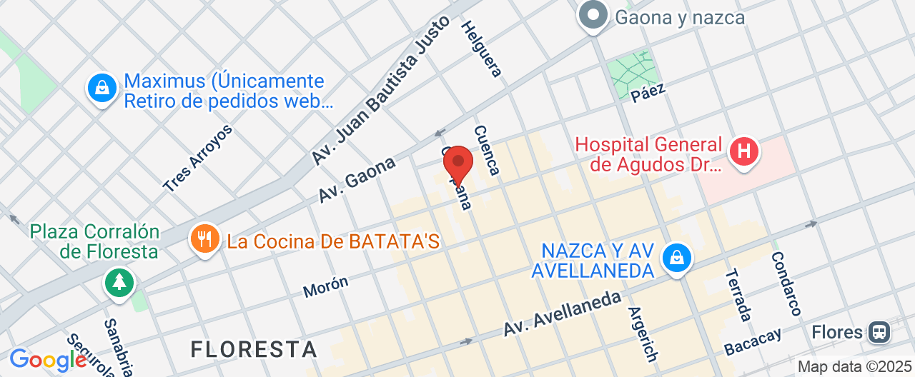 Mapa de la ubicación