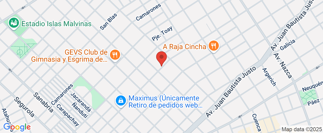 Mapa de la ubicación