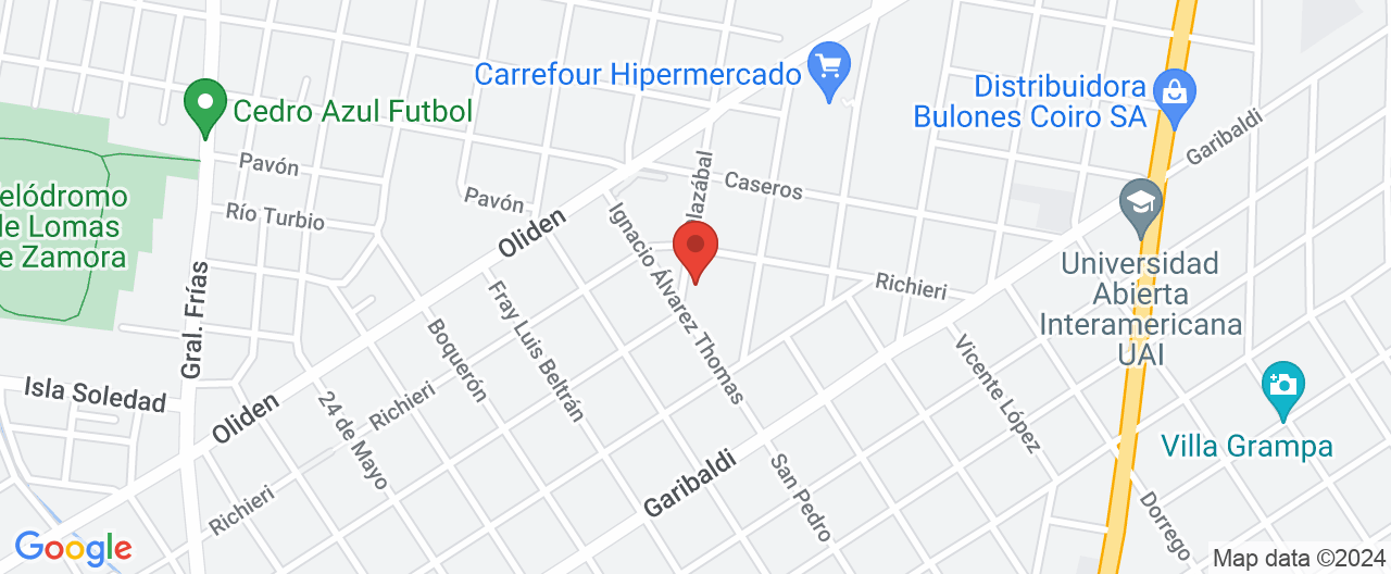 Mapa de la ubicación