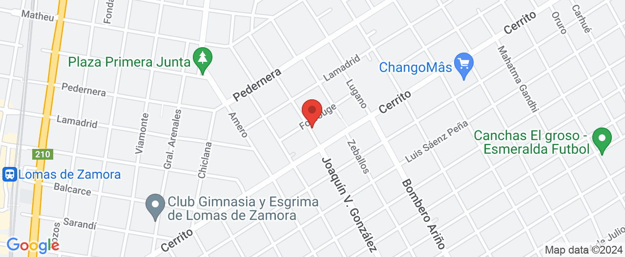 Mapa de la ubicación
