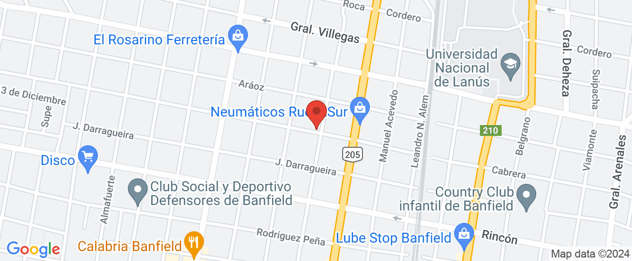Mapa de la ubicación