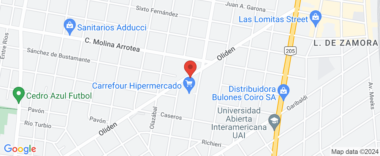 Mapa de la ubicación