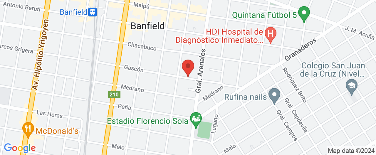 Mapa de la ubicación