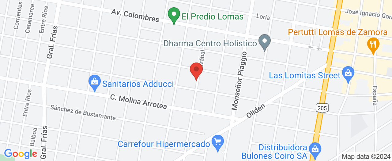 Mapa de la ubicación