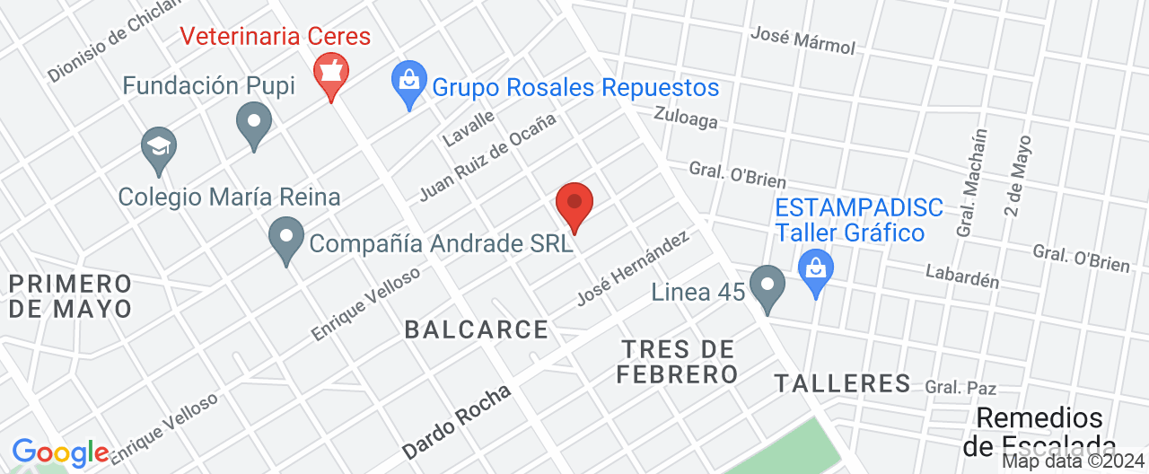 Mapa de la ubicación