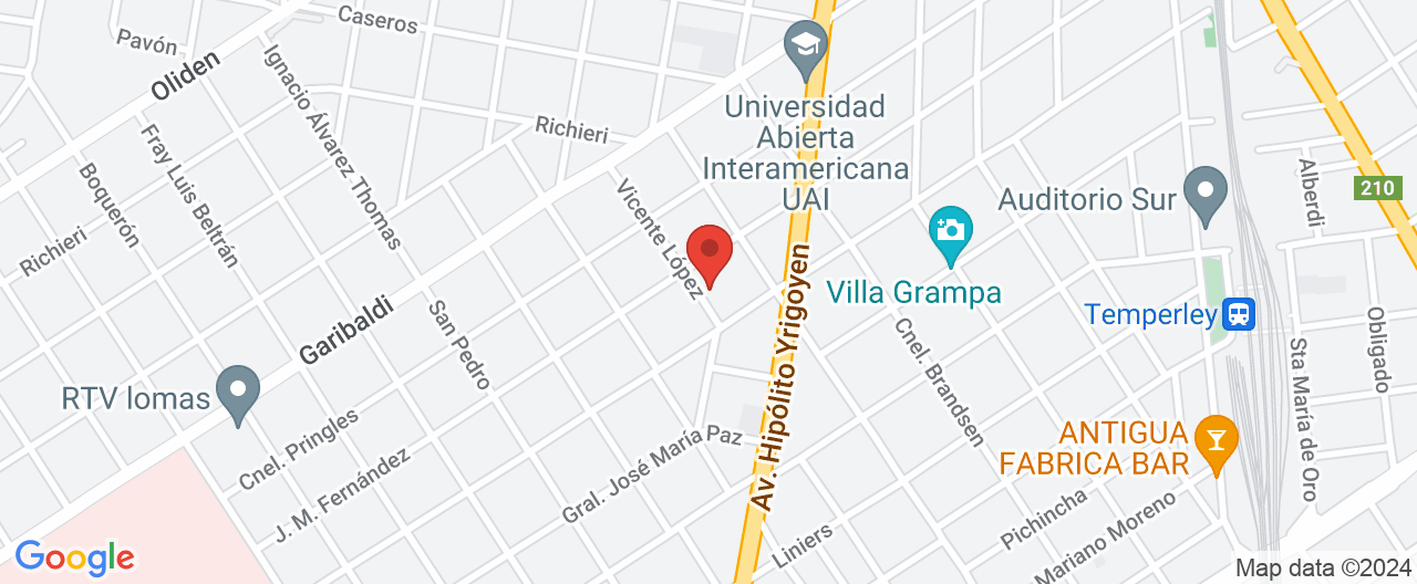 Mapa de la ubicación