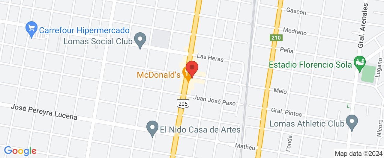Mapa de la ubicación
