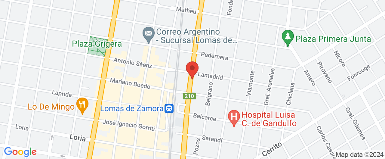 Mapa de la ubicación