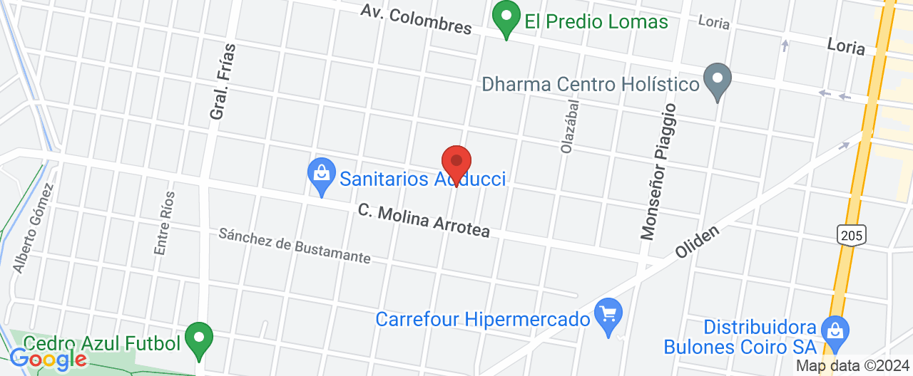 Mapa de la ubicación