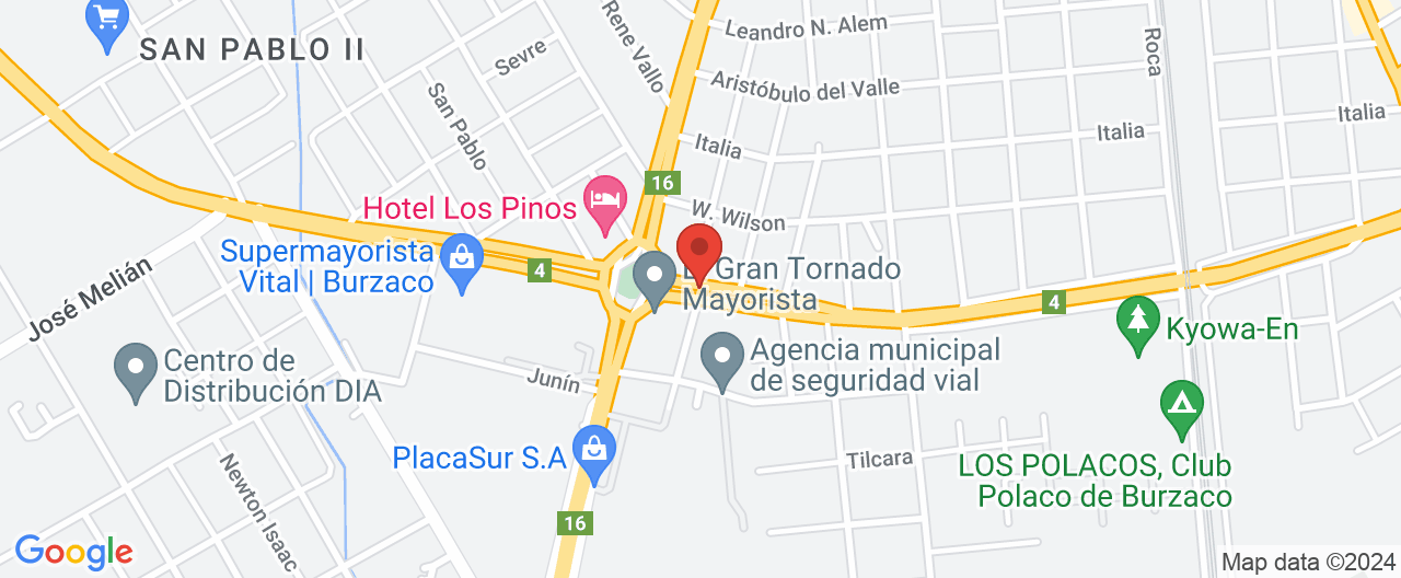 Mapa de la ubicación