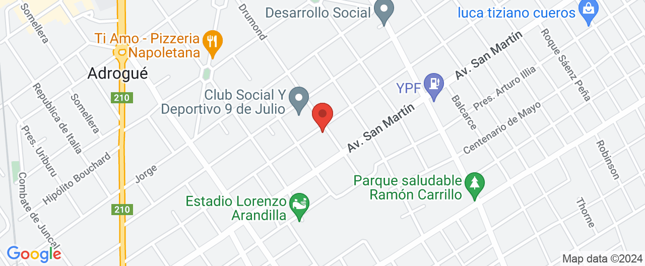 Mapa de la ubicación