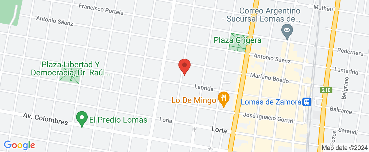 Mapa de la ubicación