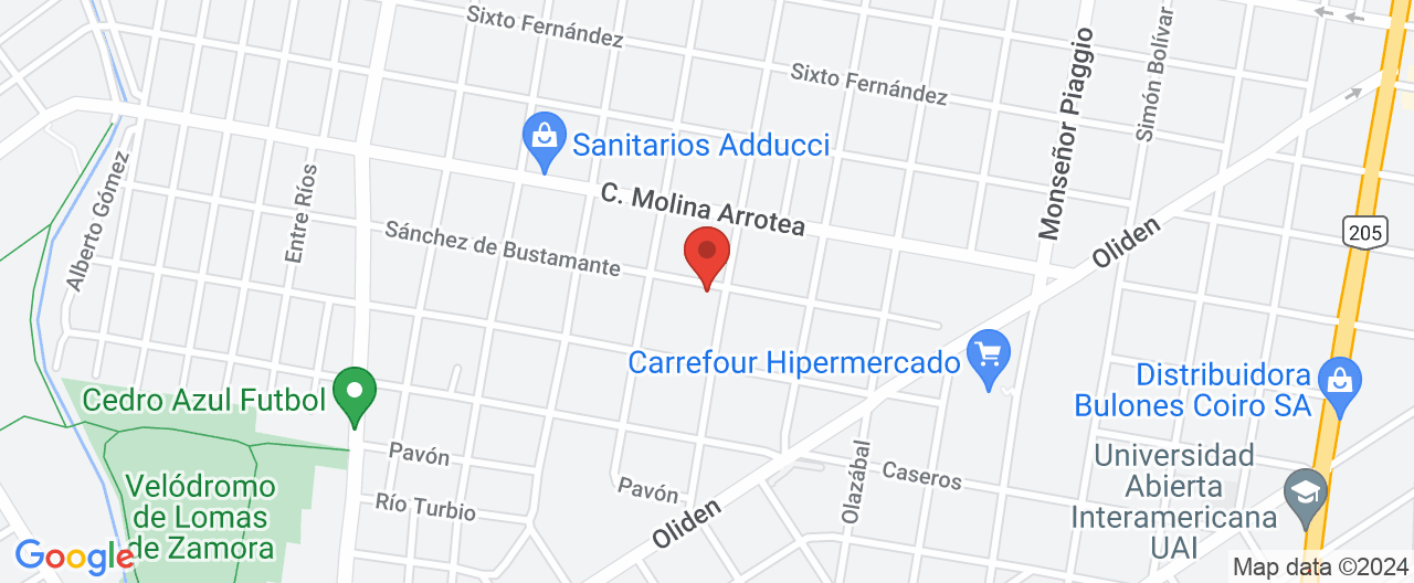Mapa de la ubicación
