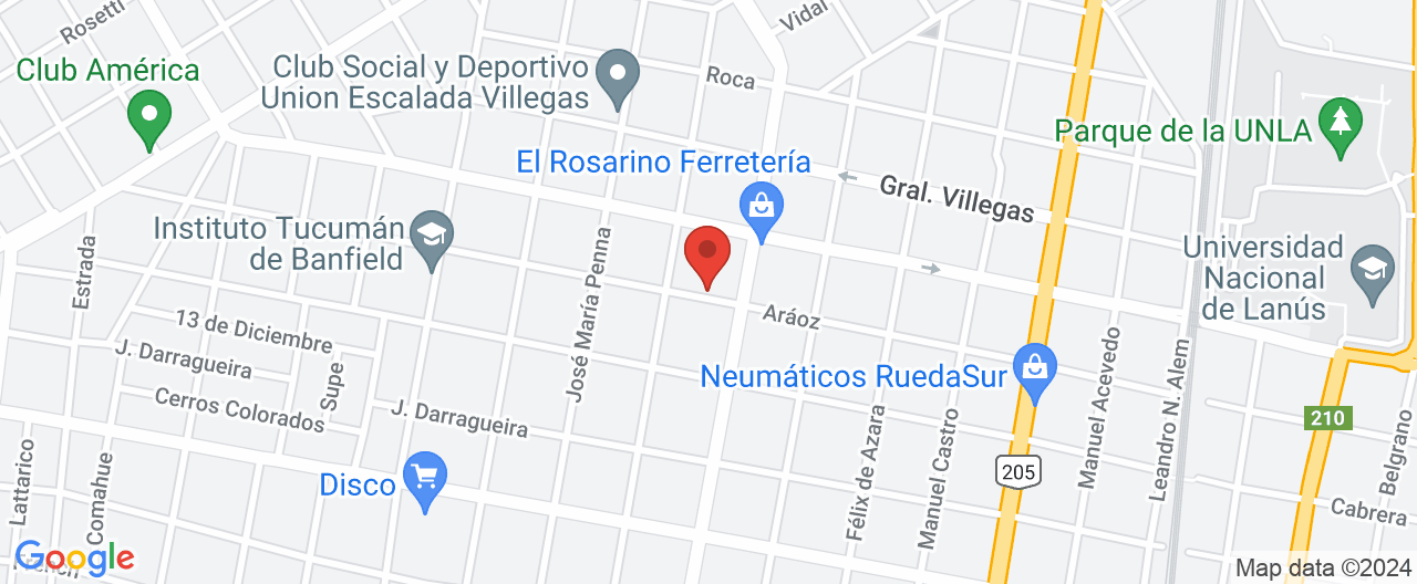 Mapa de la ubicación
