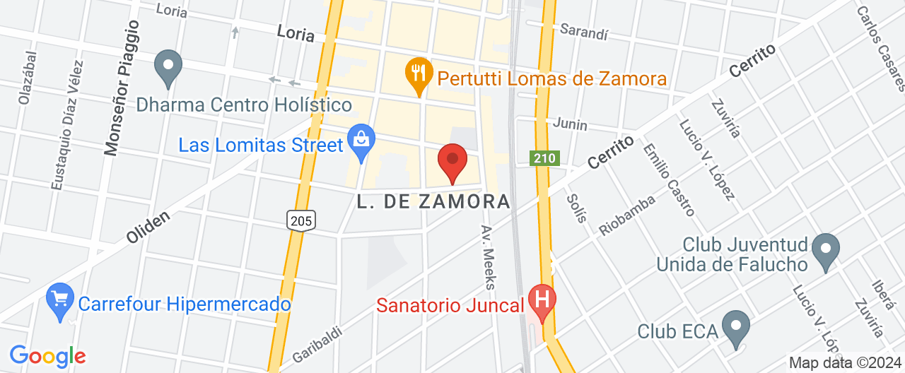 Mapa de la ubicación