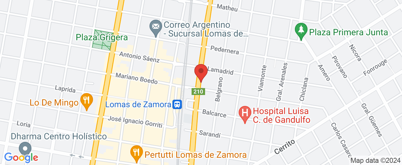 Mapa de la ubicación