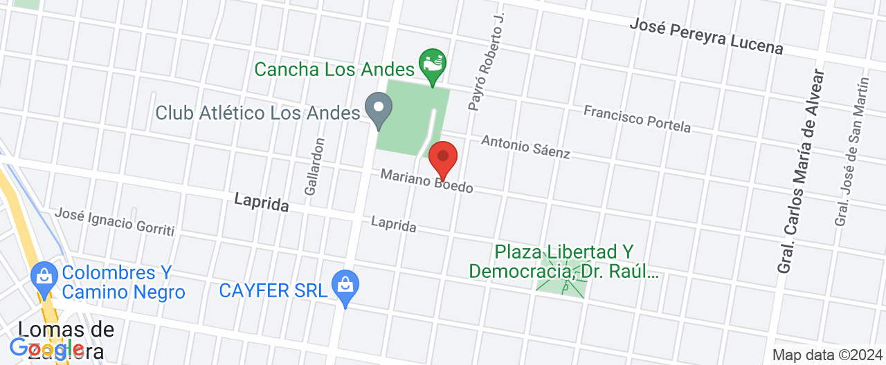 Mapa de la ubicación