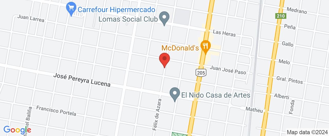 Mapa de la ubicación