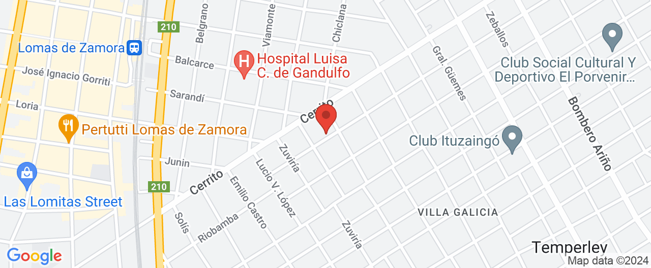 Mapa de la ubicación