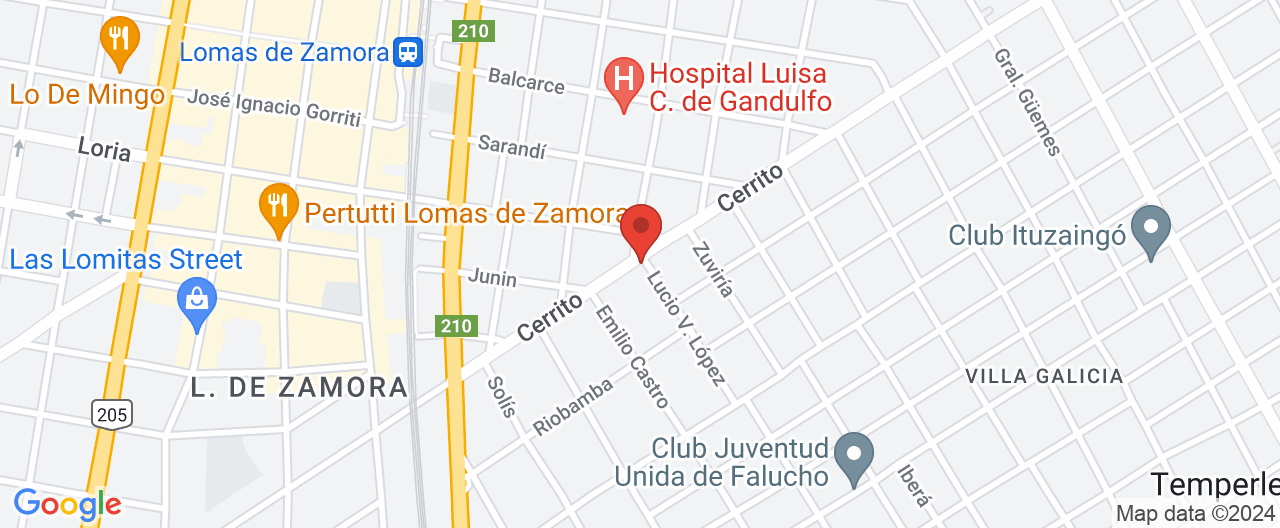 Mapa de la ubicación