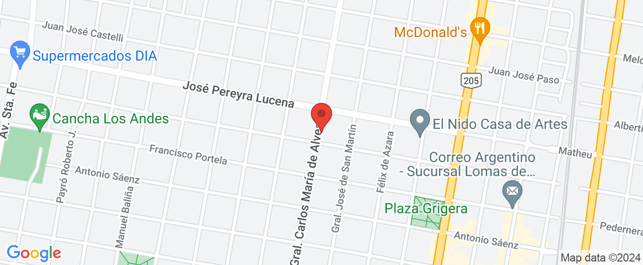 Mapa de la ubicación