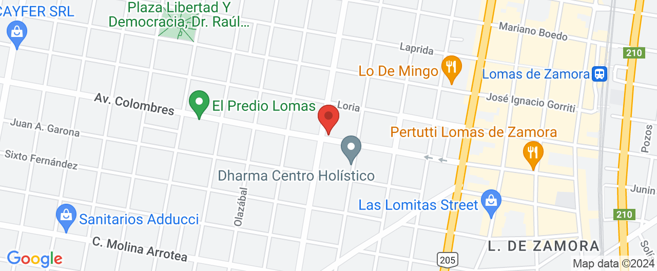 Mapa de la ubicación