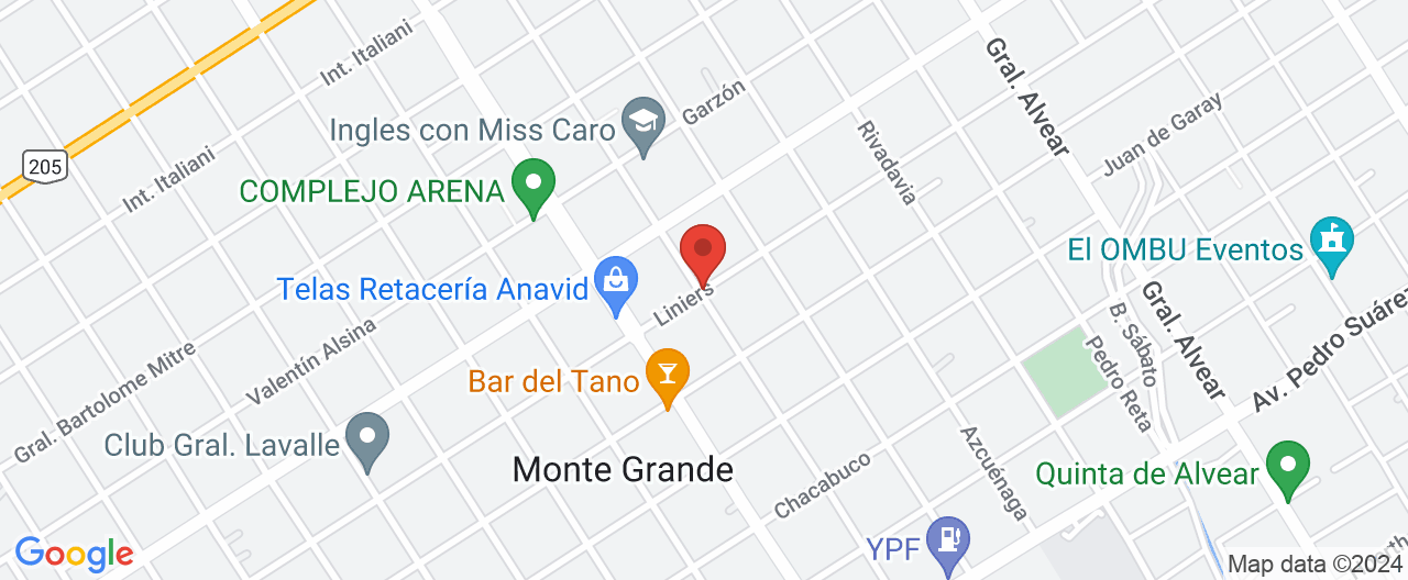 Mapa de la ubicación