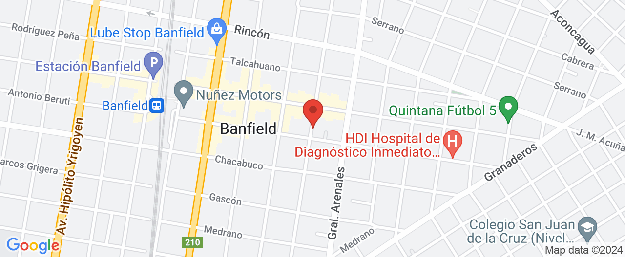 Mapa de la ubicación