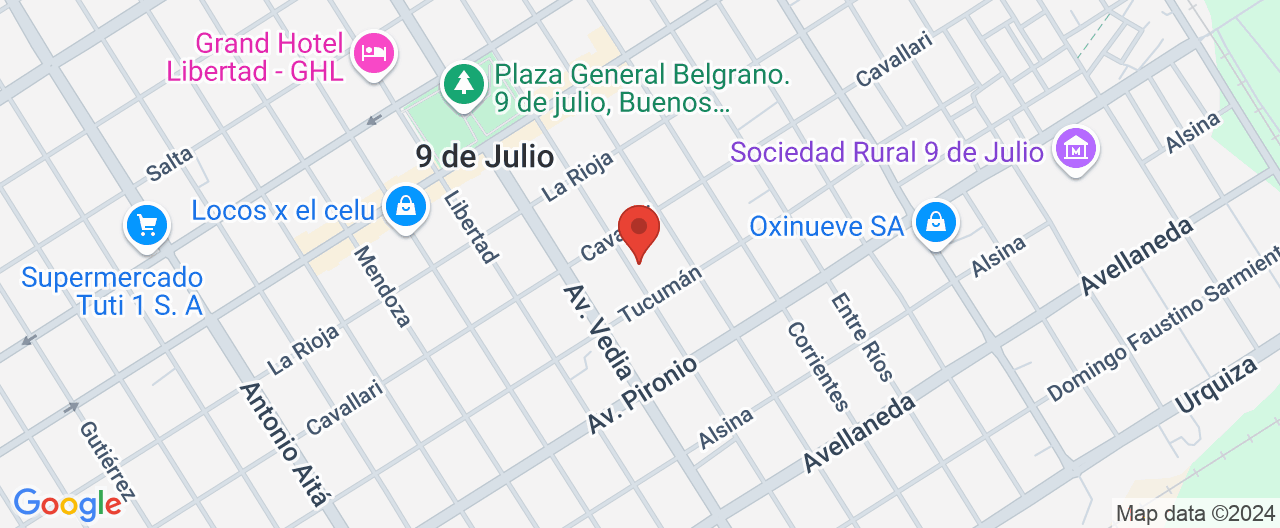 Mapa de la ubicación