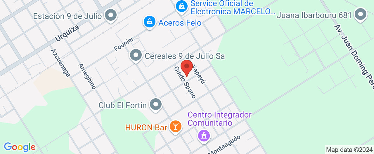 Mapa de la ubicación