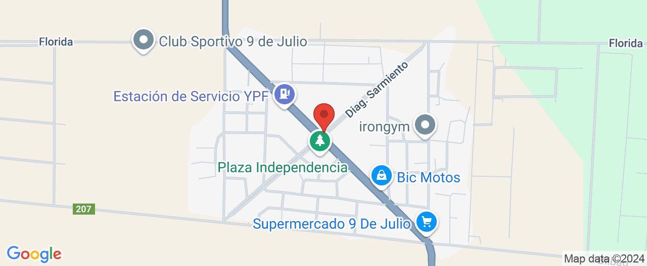 Mapa de la ubicación