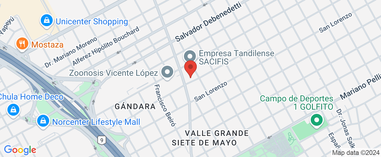 Mapa de la ubicación