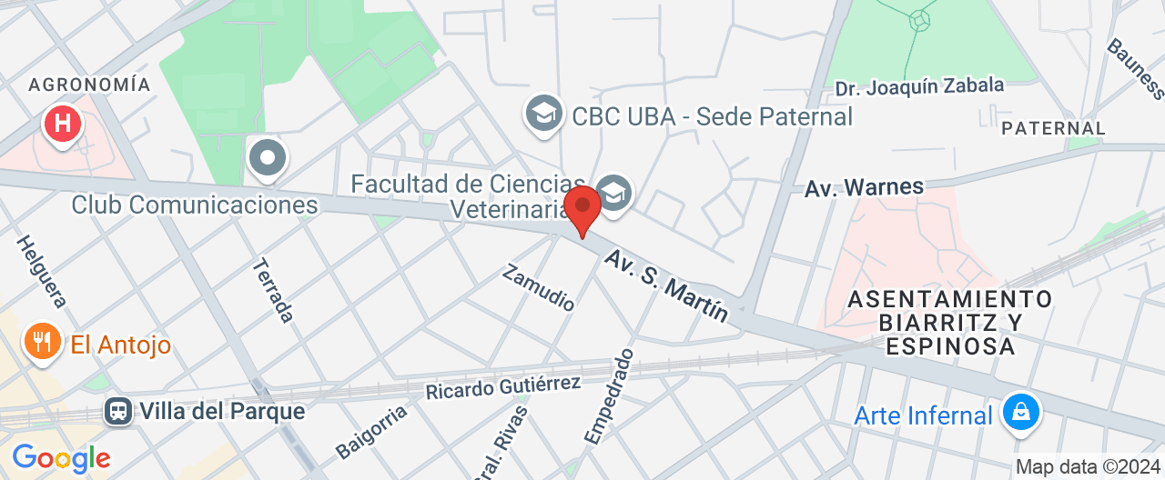 Mapa de la ubicación