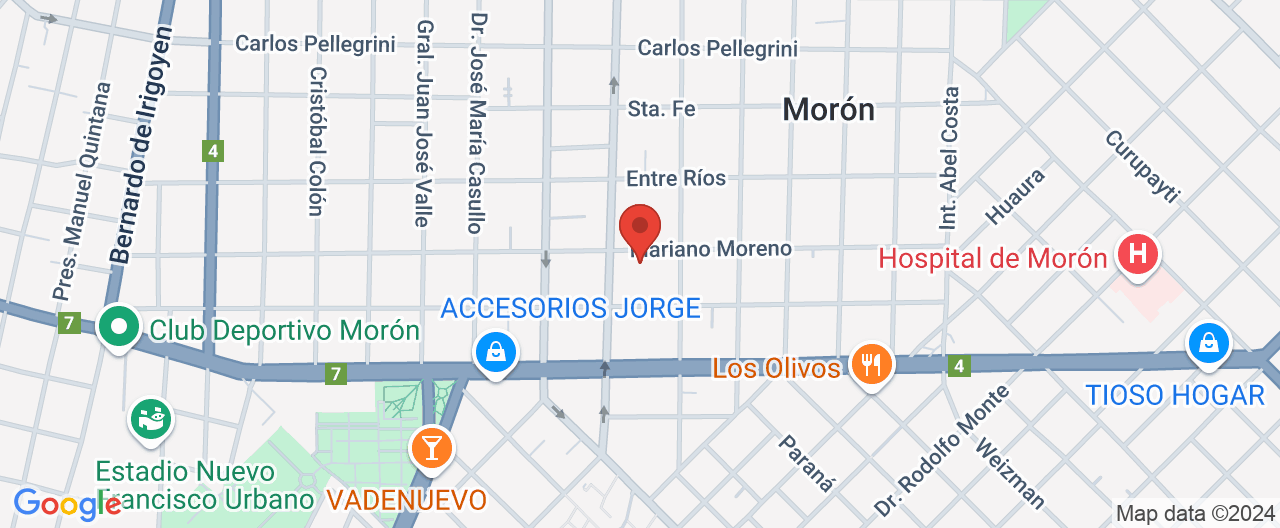 Mapa de la ubicación