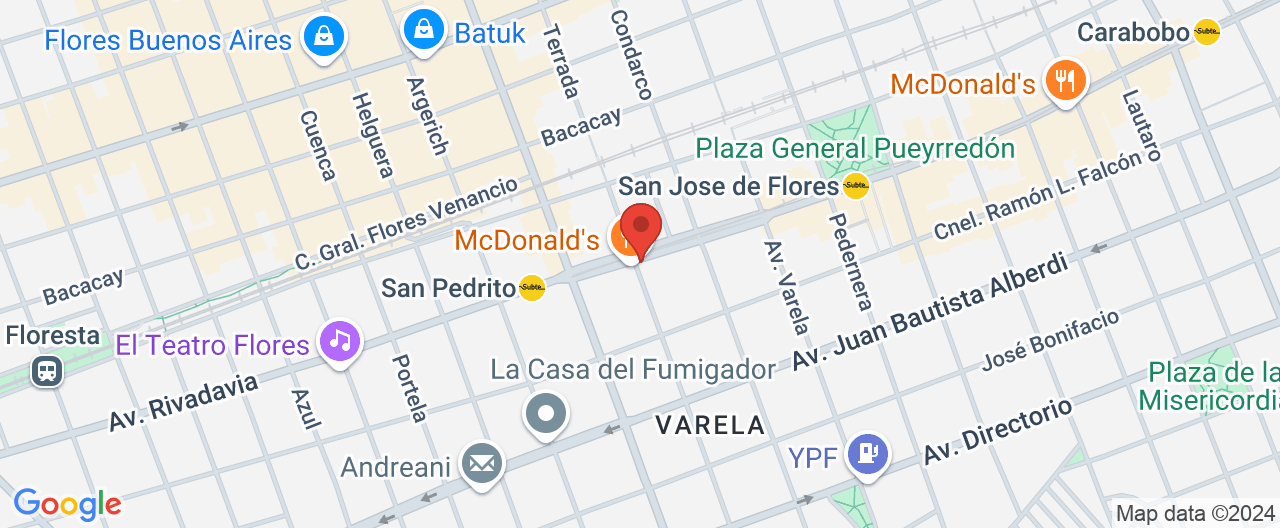 Mapa de la ubicación