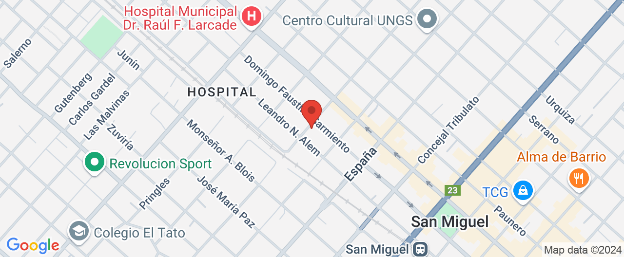 Mapa de la ubicación