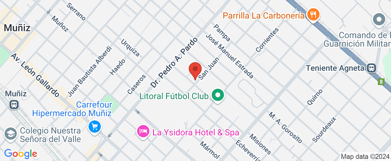 Mapa de la ubicación