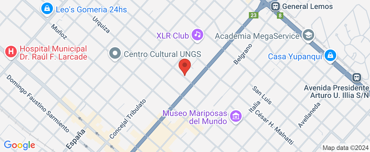 Mapa de la ubicación