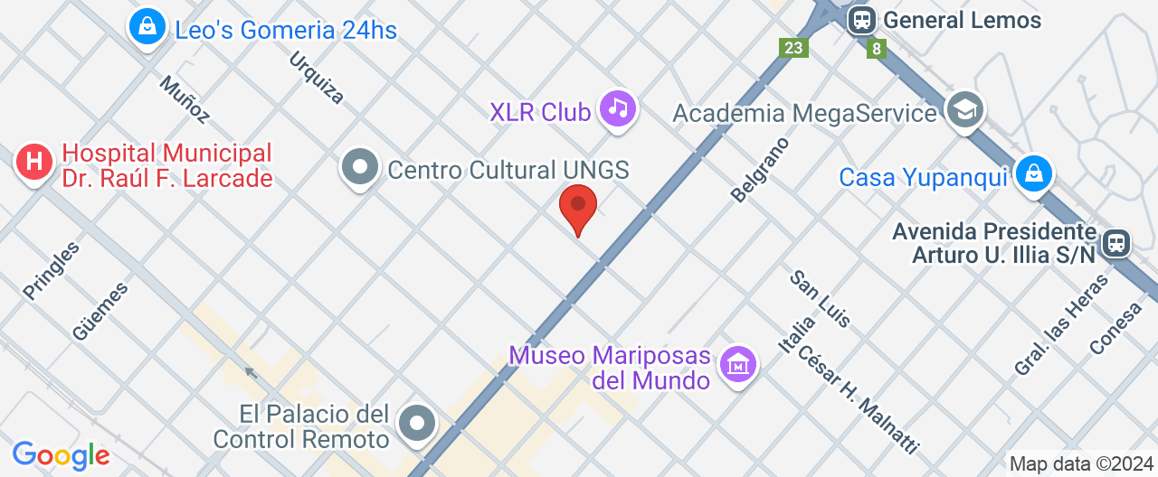 Mapa de la ubicación