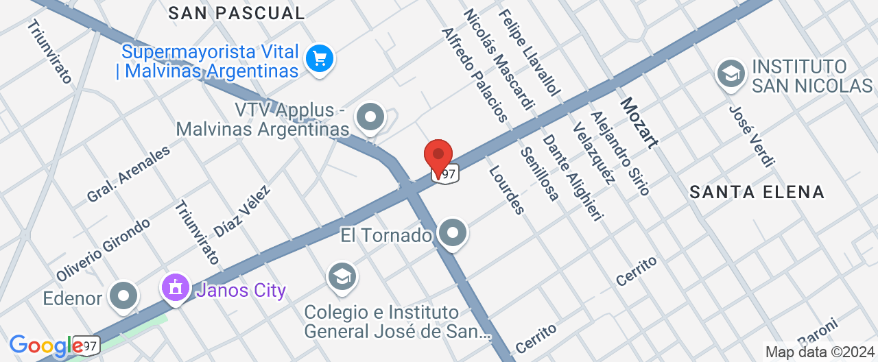 Mapa de la ubicación