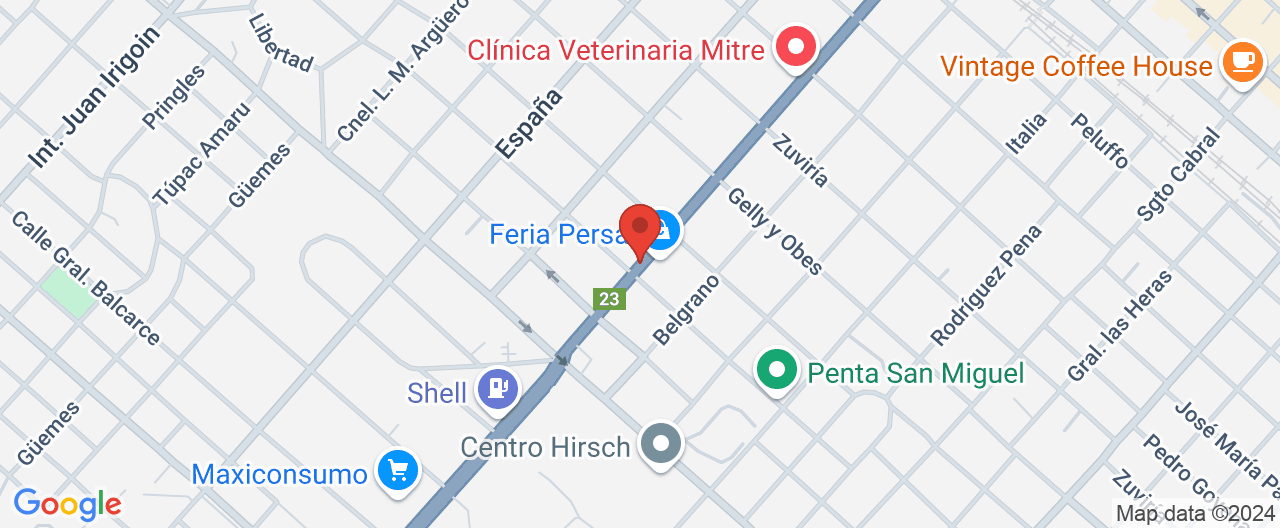 Mapa de la ubicación