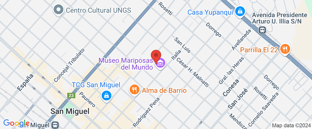 Mapa de la ubicación