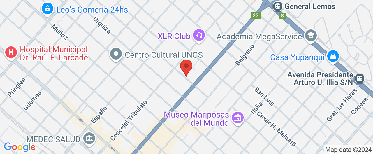 Mapa de la ubicación