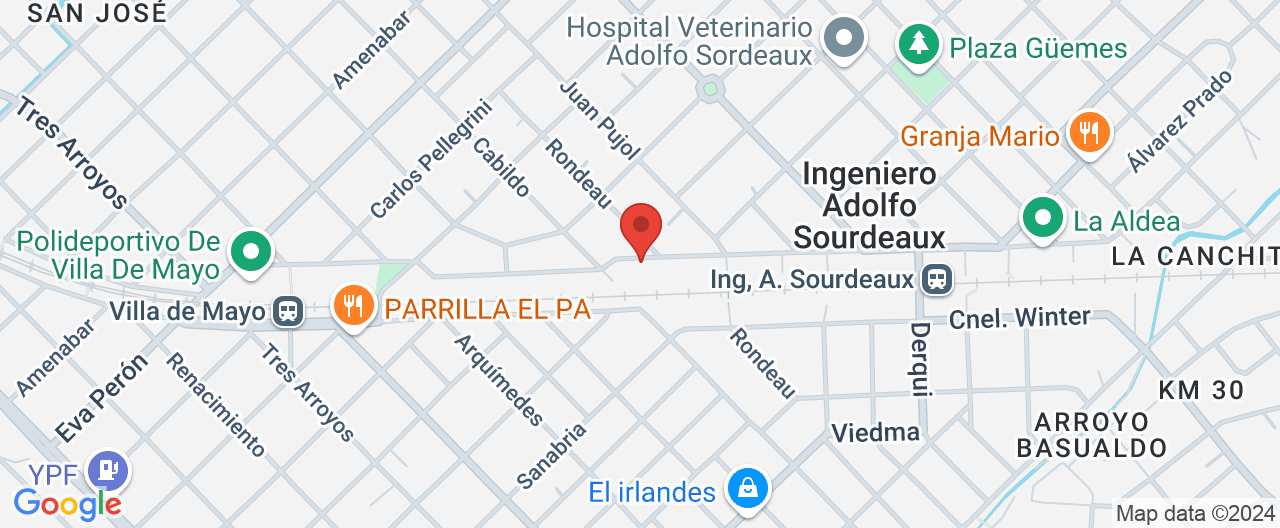 Mapa de la ubicación