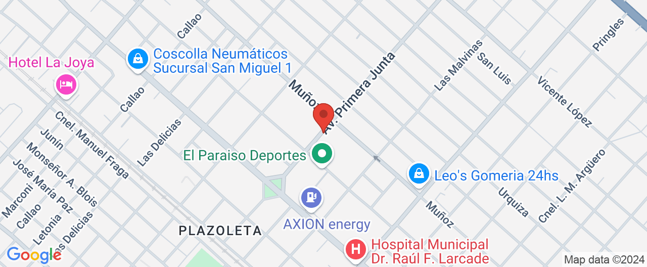 Mapa de la ubicación